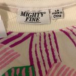 Mighty fine  Size X-Large Women’s Crew Neck Long Sleeve Multicolor Sweatshirt New Photo 3