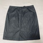 AB Studio Skirt size 14 dark blue or black style denim Photo 2
