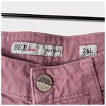 BKE  Payton Mauve Raw Hem Skinny Jeans Sz 26 Long Photo 5