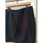 Laundry by Shelli Segal  Black and Silver Skirt Size 6 Photo 3