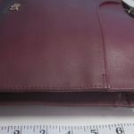 Radley London Burgundy Leather Crossbody Zip Top Bag 10 X 7 Adjustable Strap Photo 8