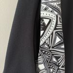 Title Nine  Dream Dress Short Sleeve Stretch Keyhole Back Mixed Print Black Sz S Photo 5