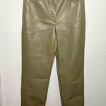 Wilfred Vegan Leather Pants | Size 8 Taupe Beige | Aritzia Chic Fall Winter Tan Photo 2