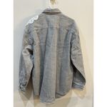 Gap  Corduroy Shirt Size Large Green Heavyweight Y2K Shacket Crochet‎ Boho Photo 2