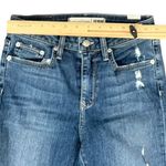 Lovers + Friends Distressed Mason Naples Raw Hem Blue Hi Rise Skinny Jeans 25 Photo 1