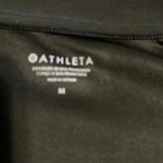 Athleta Black V Neck Pullover Size Medium Soft Athleisure Sweatshirt Photo 1