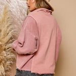 VICI KAMI CONTRAST COLLARD KNIT TOP Photo 1