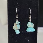 Handcrafted Natural Stone Necklace and Earrings Set New Orange Photo 5