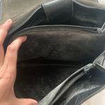 REHAB Vintage Ganson Black Leather Front Flap Purse Photo 4