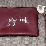 Texas A&M sequin Burgundy wallet Wristlet Clutch, New Brown Photo 0