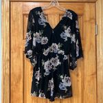 Charlotte Russe Floral Shorts Romper - Size Extra Small Photo 4