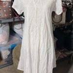 Ana & Rose ONE SIZE REGULAR 100% MISCOSE super stretchy short sleeve long dress Silver Photo 0