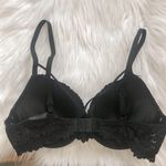 H&M Black floral lace padded underwire bra Photo 2