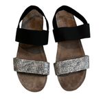 Munro Women's Pisces Sling Sandal, Wht/Blk Fabric Combo, Sz 9.5 Photo 2