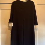 Sharagano | NWT Little Black Dress w/ White Cuff Accents Size 10 Photo 5
