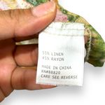 Cynthia Rowley NWT Linen Blend Tropical Artsy Summer Backless Jumpsuit - Small Photo 9