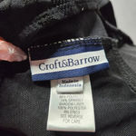 Croft & Barrow  Black Embroidered Floral One-Piece Swimsuit Photo 5