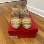 Kelly & Katie  Size 8 M Saige Spring Multicolored Strappy Slingback Wedge Sandal Photo 8