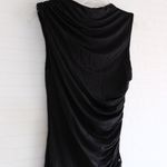 ANINE BING Black Sleeveless Ruched Blouse Photo 1