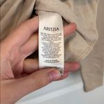 Aritzia Contour Ruched Mockneck Longsleeve Oat Beige Photo 5