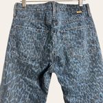 Mother Superior Tomcat Ankle Sinister Blue Leopard Print Skinny Jeans Size 27 Photo 5