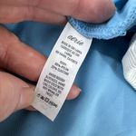 Aerie Blue & White One Shoulder Bandeau Bikini Set Size Small Photo 2