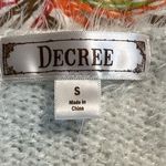 Decree  small snowdrift sweater super soft sparkly long sleeve cropped length NwT Photo 6
