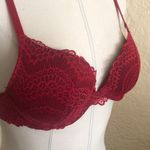 La Senza Obsession Dark Red Scalloped Lace Underwire Bra 34B Photo 1