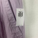 Old Navy  Dusky Lavender Purple Wide Leg Pull On Linen Blend Pants Sz.L NWT Photo 6