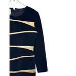 Joseph Ribkoff Women's Dress Vtg Bandage Bodycon Long Sleeve Mini Black/Gold 6 Photo 1