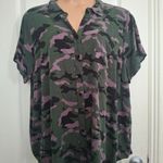 Torrid  Sz 4 Camouflage Button-Up Shirt Photo 3