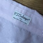 P.J. Salvage Pajama Night Shirt Medium Pink Embroidered Lightweight Casual Comfort Photo 4