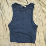 ZARA  Tank Top Cropped Ribbed Photo 0