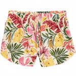 Old Navy Cotton Poplin Boxer Pajama Shorts Orange Yellow Floral NWT Small Photo 2
