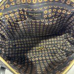 Eric Javits Kena Intricate Woven Resistant Tote Bag Black Leather Medium Western Photo 7