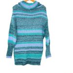Free People NEW Candy Stripe Waterfalls Combo Tunic Alpaca Wool Sweater, XS Photo 5