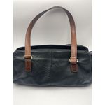 Fossil  Coronado Pebbled Leather Black/Brown Hand Bag‎ East West Photo 2