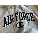 Champion Air Force Hoodie Sweatshirt pullover USAF Small Gray Vintage Womens Photo 6
