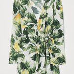 H & M V-neck playsuit romper lemon plam sz XXS. Photo 0