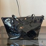 Kate Spade  Tote Bag Large‎ Sophie Camellia Street Black PVC Patent Leather Photo 2
