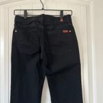 7 For All Mankind  Bootcut Mid Rise‎ Black Jeans Denim Size 27 Photo 4