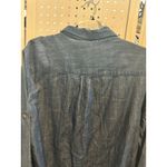 Banana Republic  Womens Denim Dress Long Sleeve Button Down‎ Pockets Dark Blue Photo 5