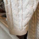J.Jill Off White Cable Knit Tunic Sweater XL Pullover Oversized Soft Cozy Knit Photo 5