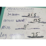 Democracy  Jeans Ab Technology Striped Raw Hem Side Womens 14P Stretch button fly Photo 6