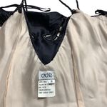 Cache  Black and Cream Fully Lined Silk Crocheted & Tassel Dress Size 6/8 Photo 11