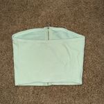 Me to We  Green Sleeveless Bustier Crop Top Photo 2