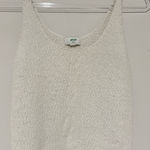 Aerie crochet sweater tank top ivory off white size medium Photo 0