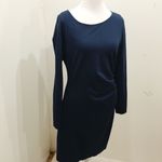 Kenneth Cole Size 12 Dress Body Con Solid Blue Photo 3