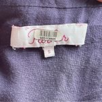 Parker | Purple Drop Waist Embroidered Off-Shoulder Peasant Dress Sz S Photo 6