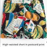 J.Crew High Waisted Postcard Print Shorts size 4 Photo 10